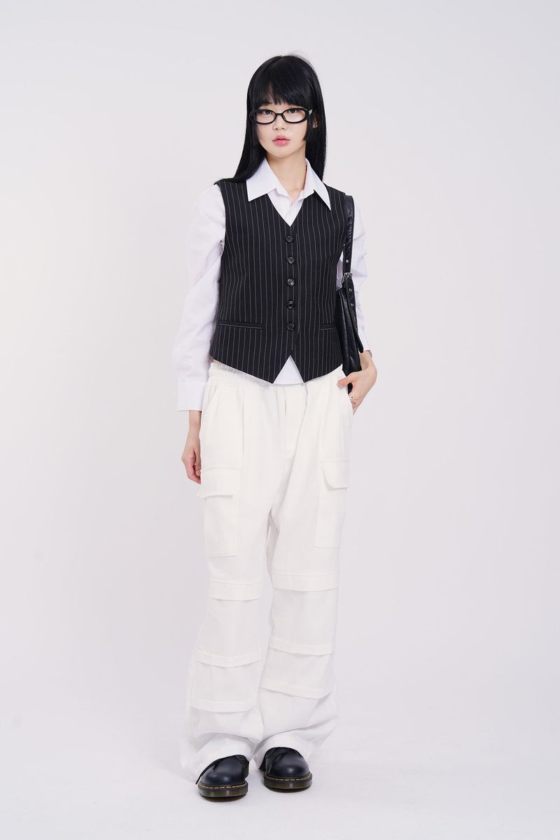 Lorton layered banding cargo pants