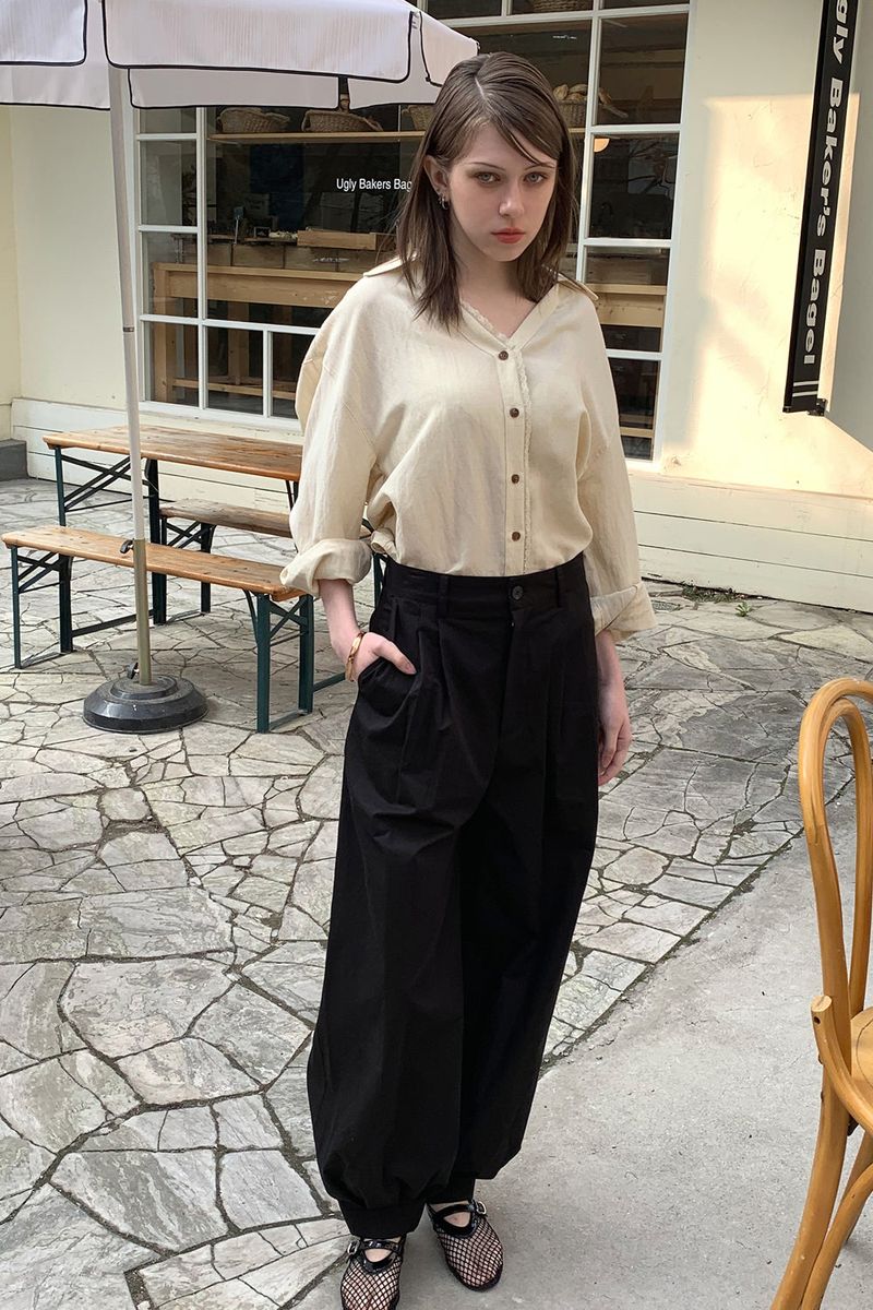 SAND-WASHING SHIRT_BEIGE