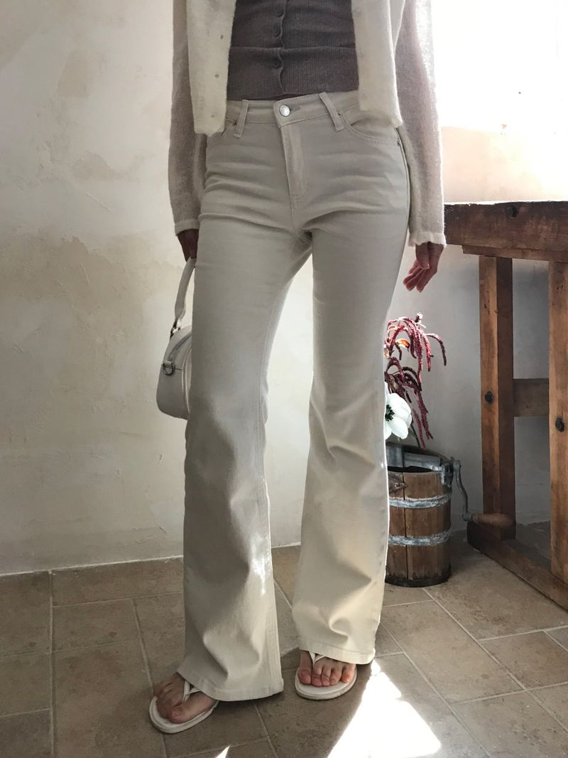 Back Pocket Span Bootcut Pants 