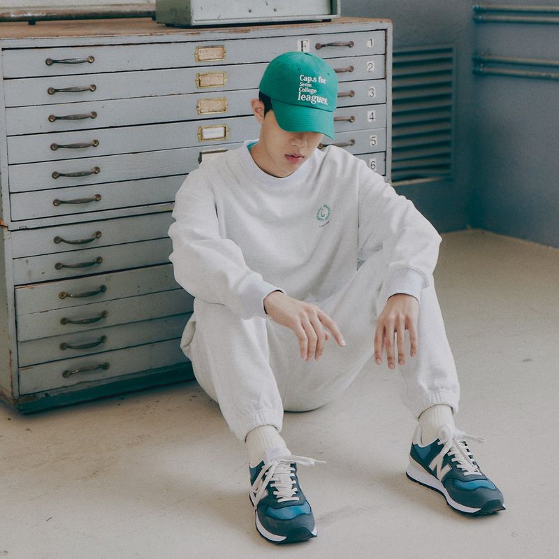 7 COLLEGE WORDING BALL CAP