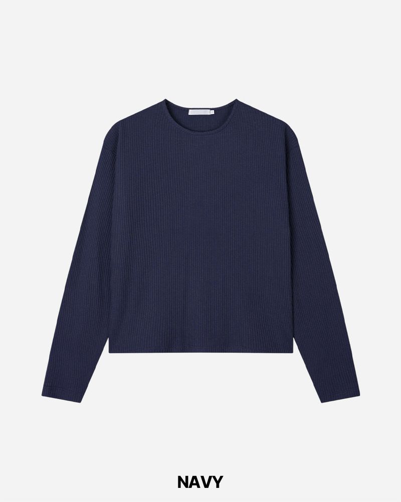 Soph Crop Waffle Long Sleeve