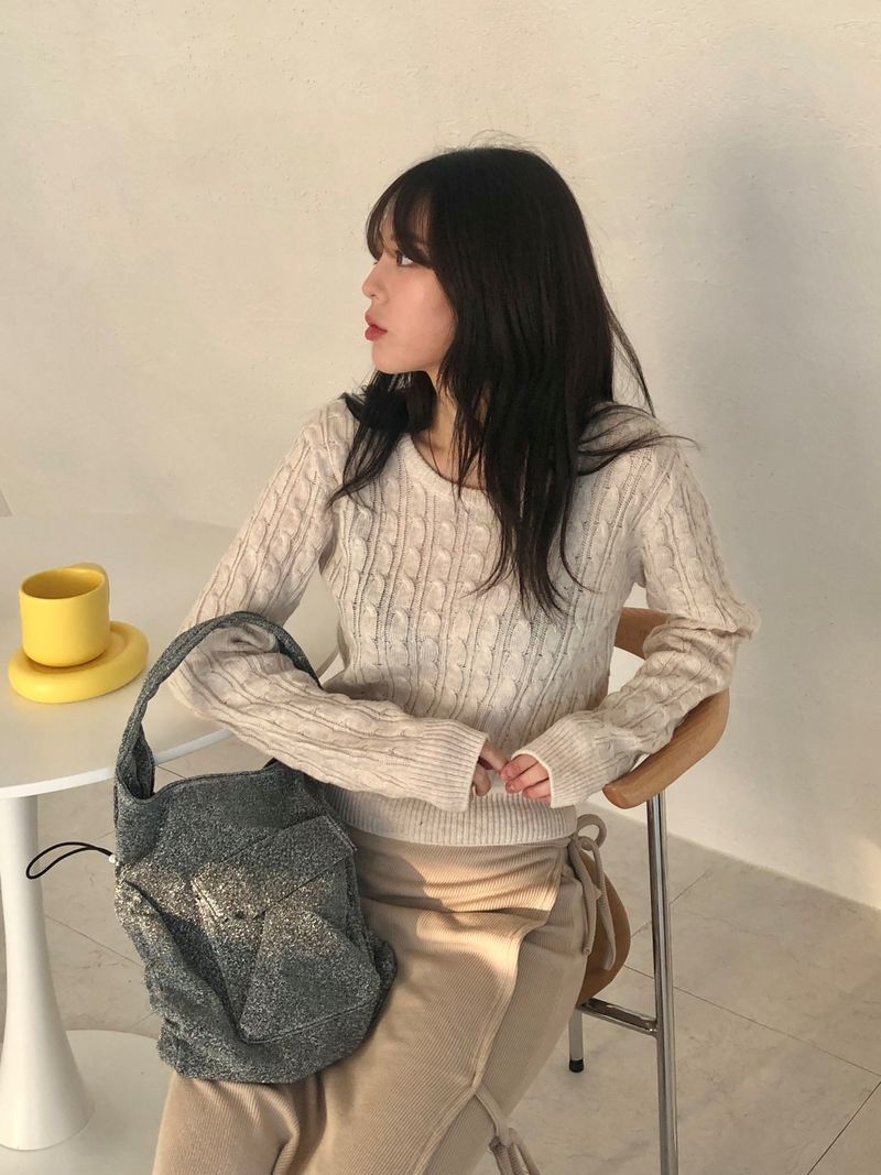 Arco iris（アルコイリス）の「Rosby knit（Tops）」