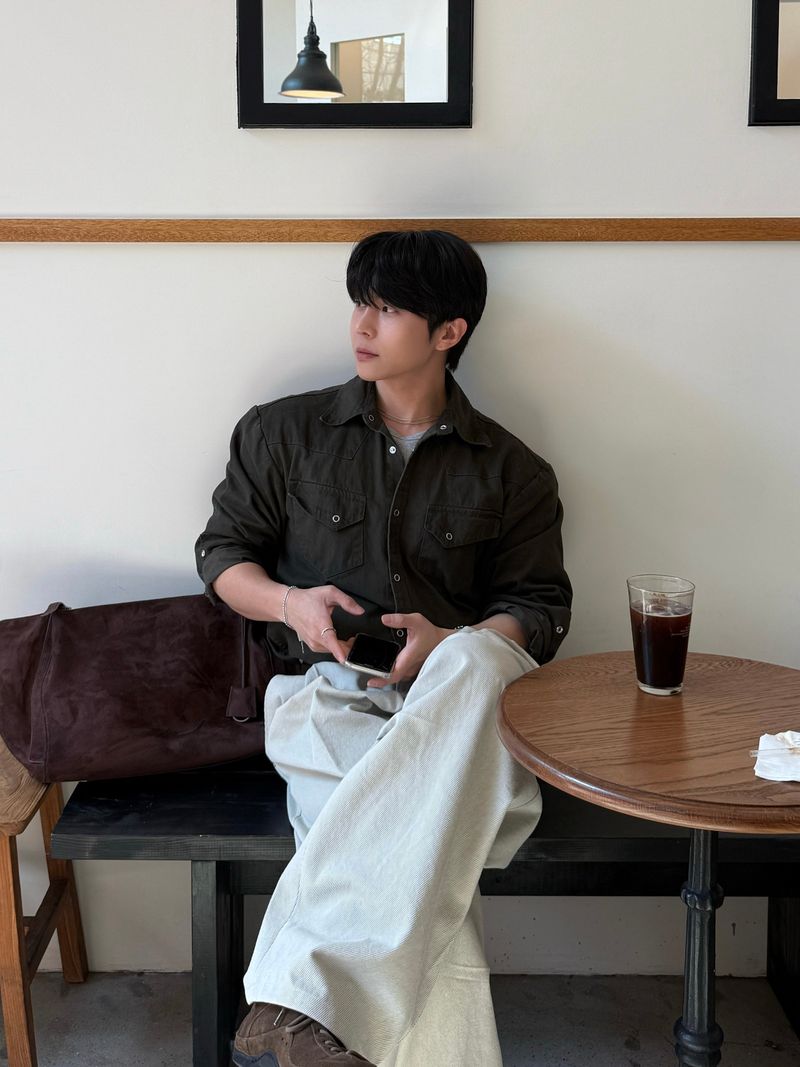 Ber twill cotton pants