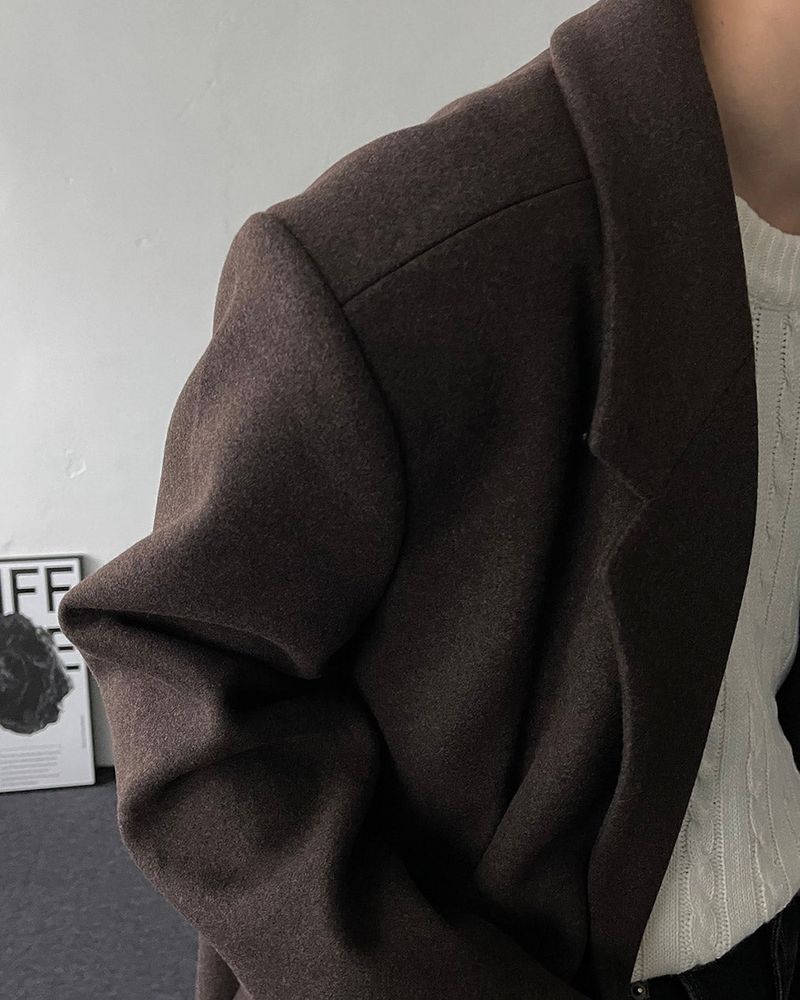 YM Lauren Wool Dart Coat (4 colors)