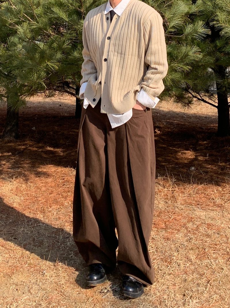 Mensfloor（メンズフロア）の「Ribbed Cropped Cardigan（Tops）」