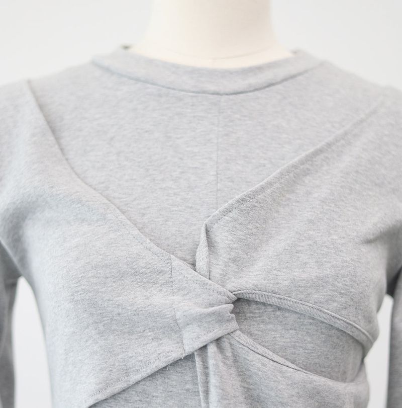 Twisted Slit T-Shirt