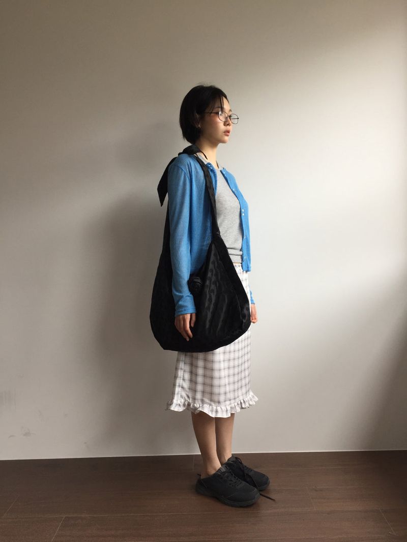 Corsage Dot Shoulder Bag (2color)