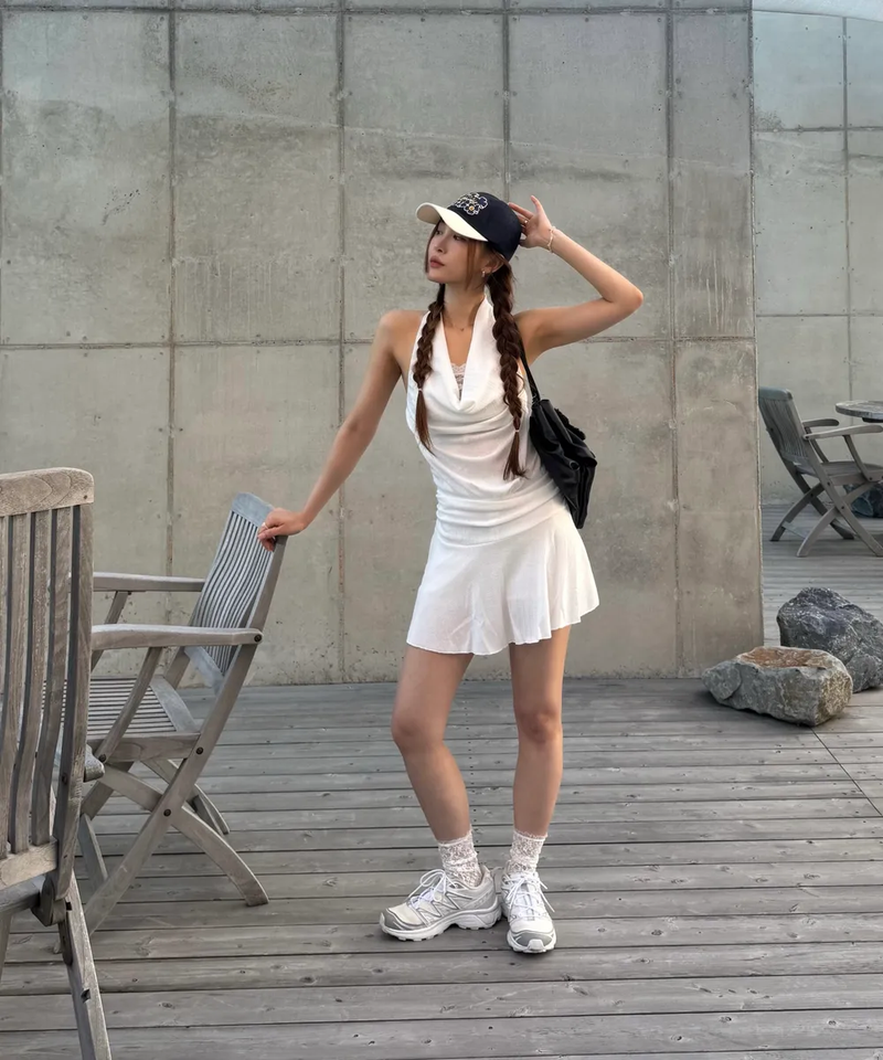 Catching Eye Ball Cap - Dark Navy / Ivory