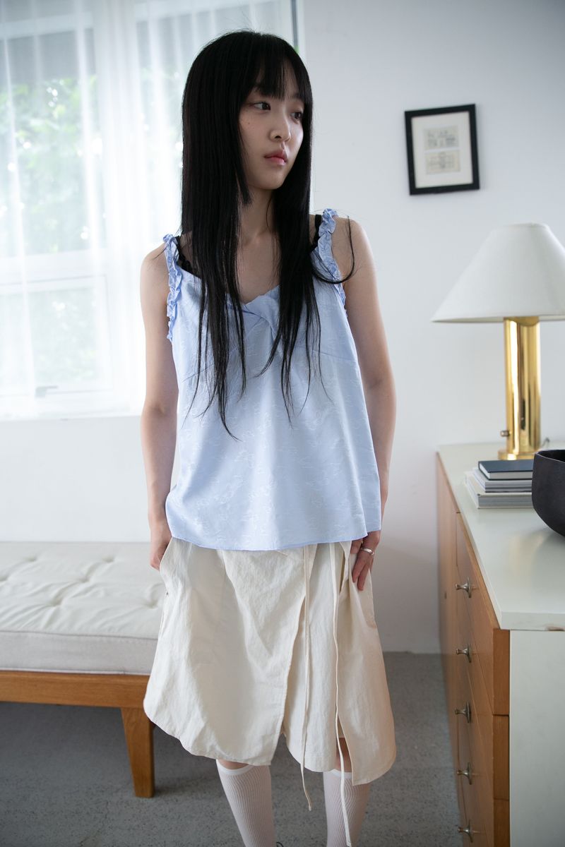 wrap string half pants(3colors)