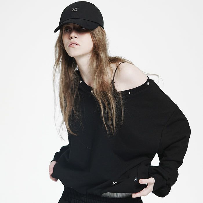 Holy Symbol Small Logo Ball cap_BLACK