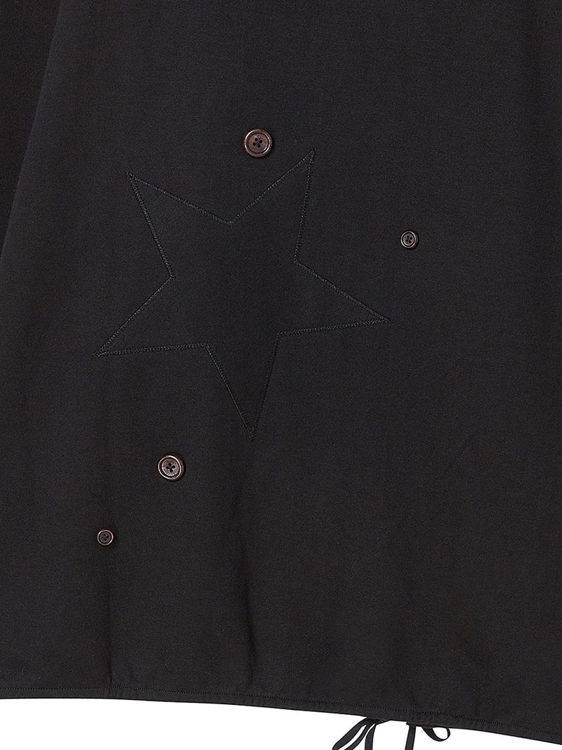 STAR APLIQUE CREWNECK BLACK