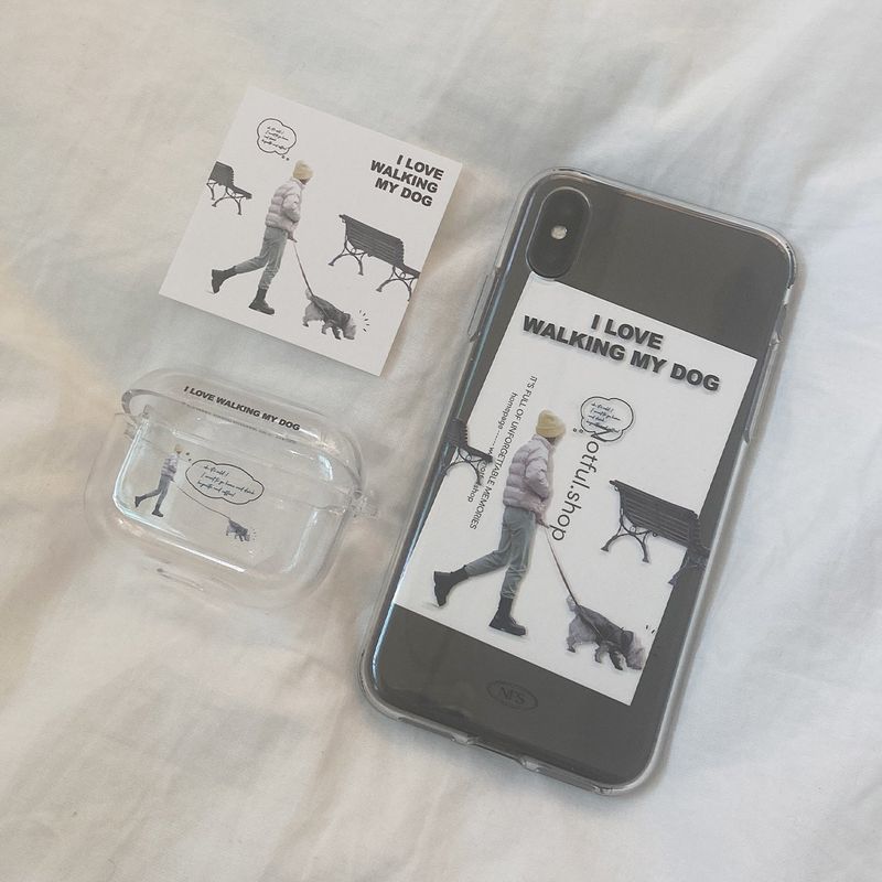 Walking dog jelly case