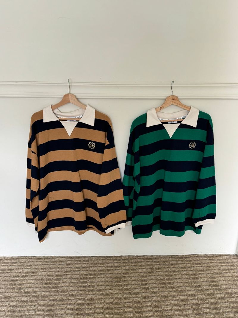 Stripe rugby T