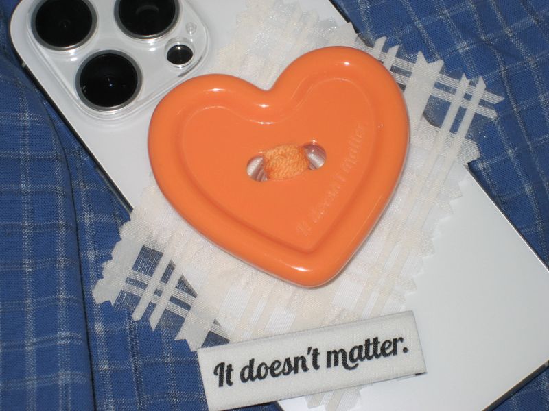 [Formica] Orange Choco Button tok, Basic