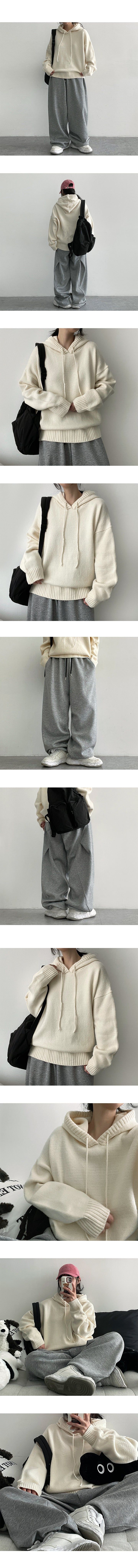 Illun Curve incision wide banding pants