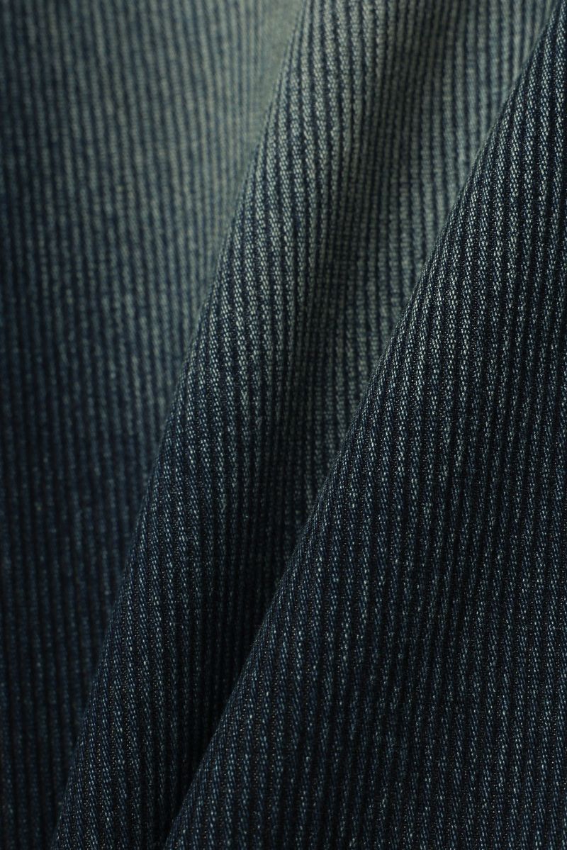 Melton Striped Denim Jacket