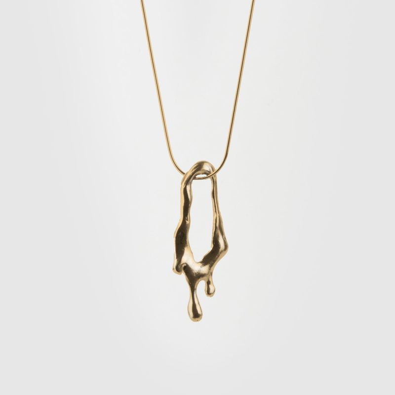 Melting Pendant Necklace