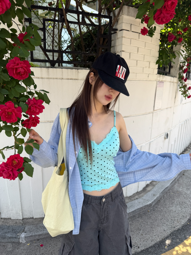 dot pad bra top