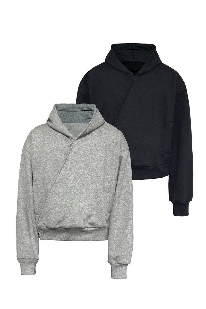 JCAESAR(ジュリウス・シーザー)の「Cross Placket Hoodie(Tops)」
