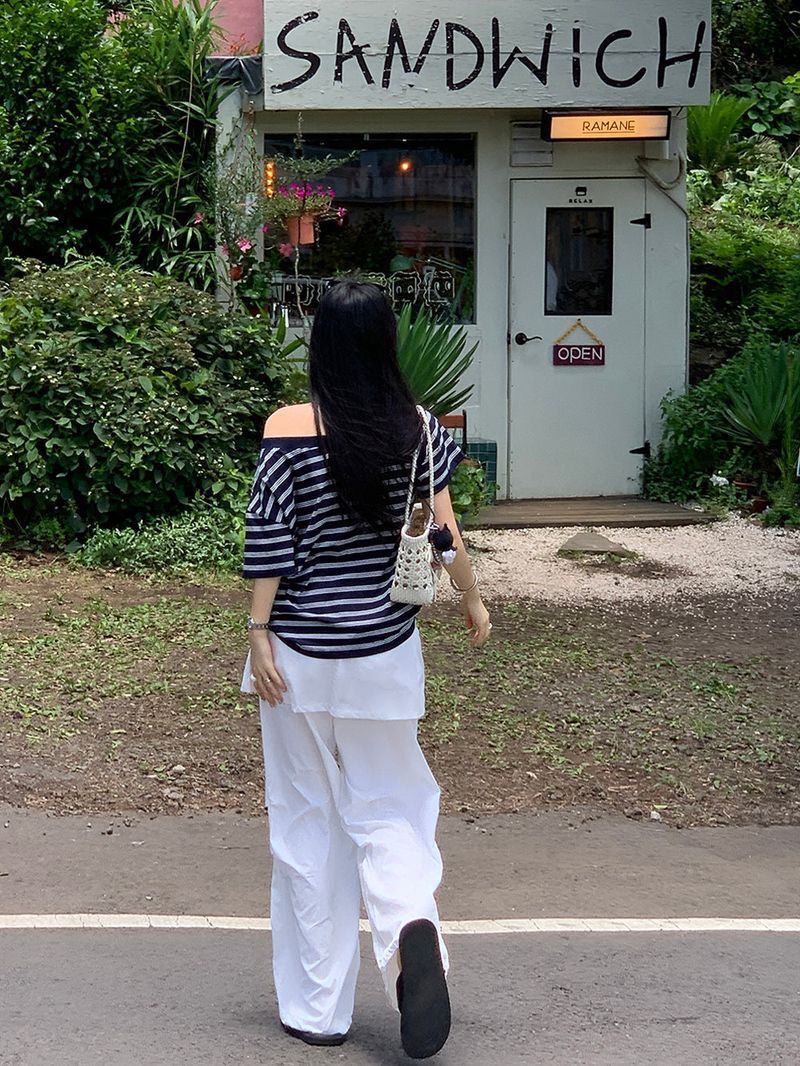 [MADE] Kaen Nylon Layered Skirt Banding Pants