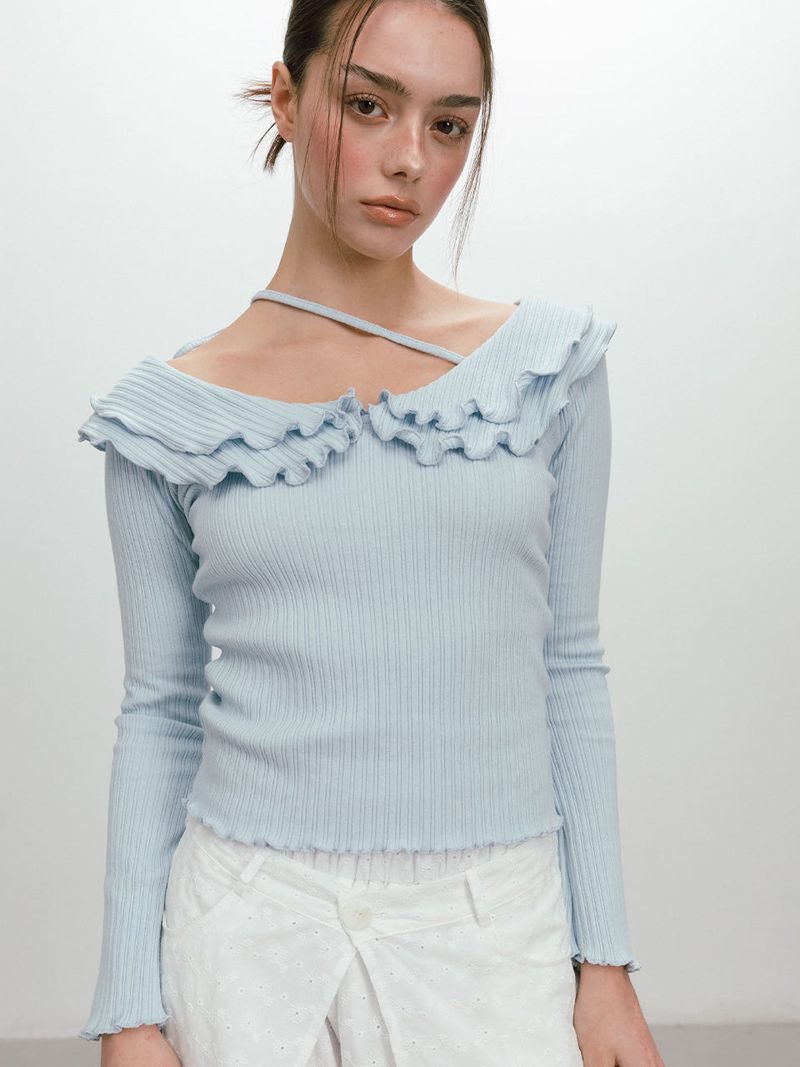 FLOWER LACE LAYERED PANTS / WHITE