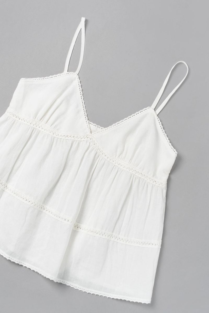 Marine lace sleeveless