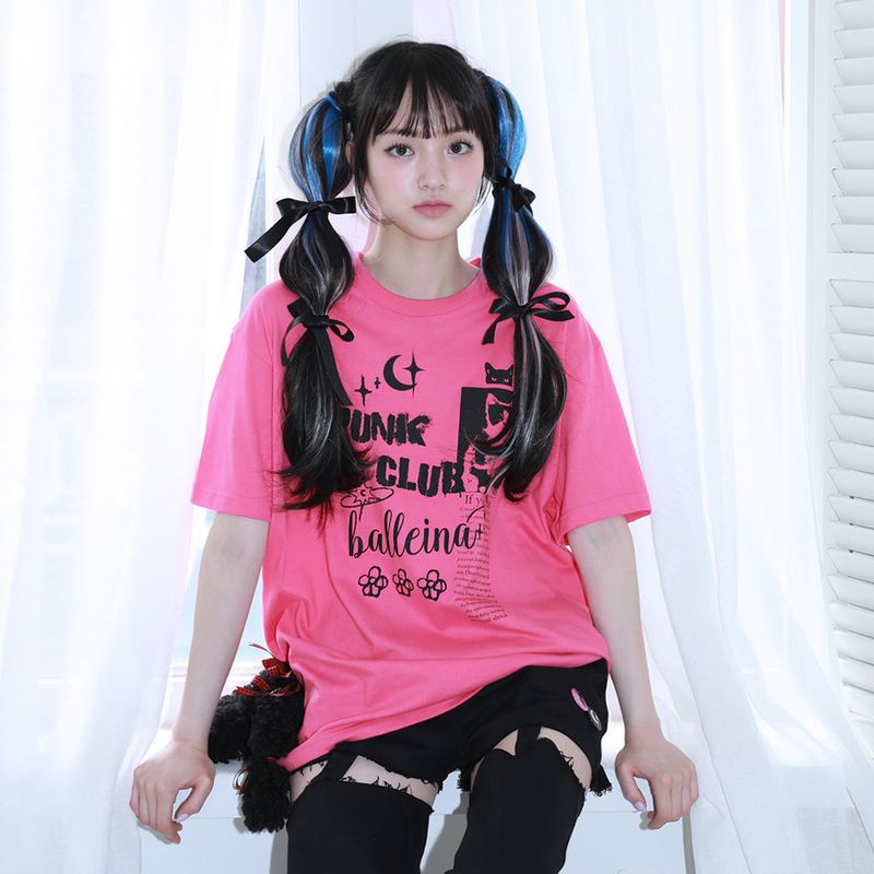 CLUT STUDIO（クラットスタジオ）の「0 6 パンクバンドキャットTシャツ（トップス）」
