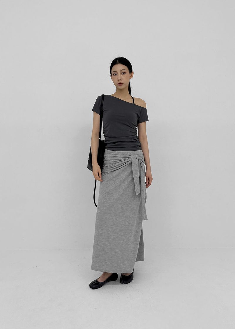 [MADE] Lofren Set - Long Skirt, Layered Wrap