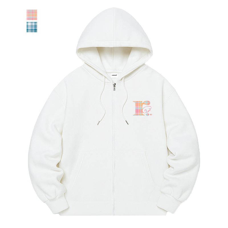 RANDOMOFF(ランダムオフ)の「RÖFF TYPE PLAY CHECK SYMBOL SEMI OVER FIT ZIP-UP (4color)(Tops)」