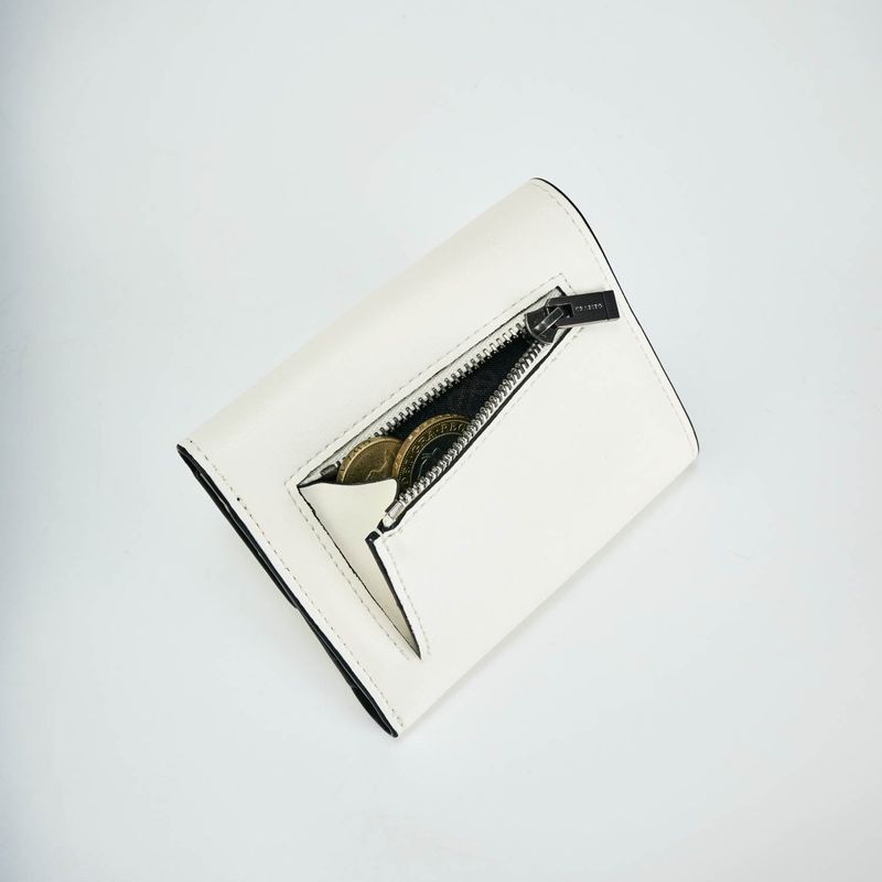 Cactus Leather Graphic Trifold Wallet