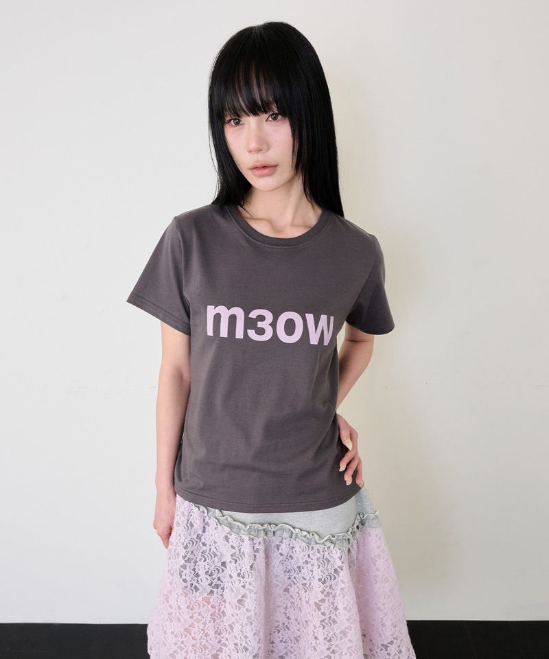 ITZAVIBE（イッザバイブ）の「M3OW SLIM T SHIRT - CHARCOAL（Tops）」