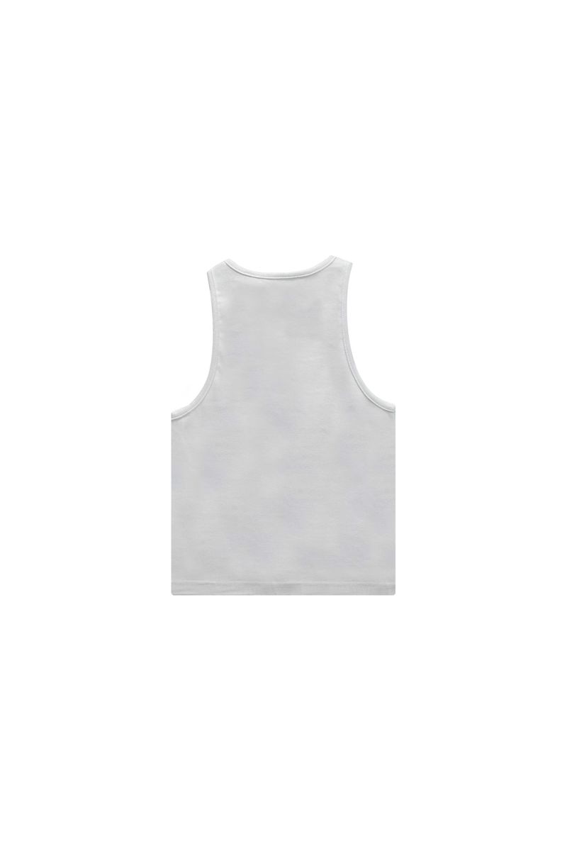 POPPY SLEEVELESS TOP / WHITE