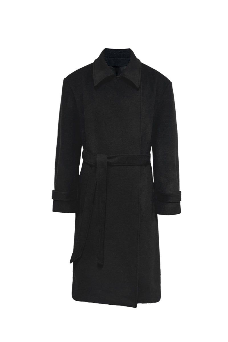 JCAESAR(ジュリウス・シーザー)の「Structured Wool Tie Coat(Jackets/Outerwear)」