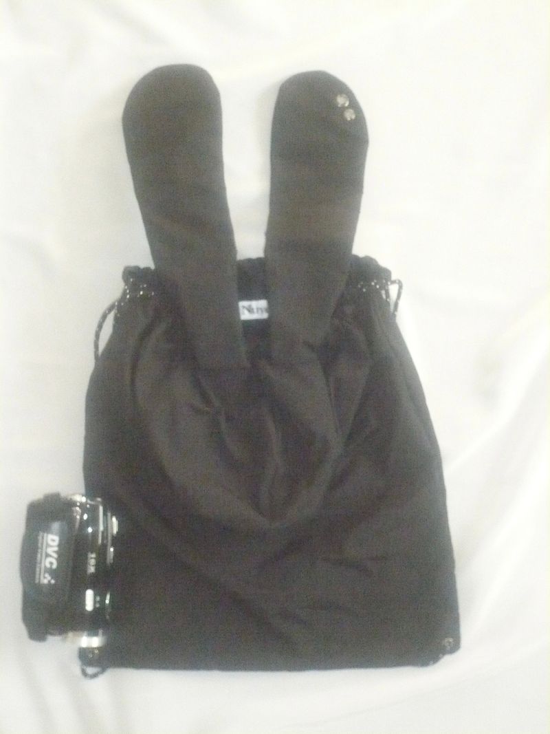 Rabbit hoodie bag