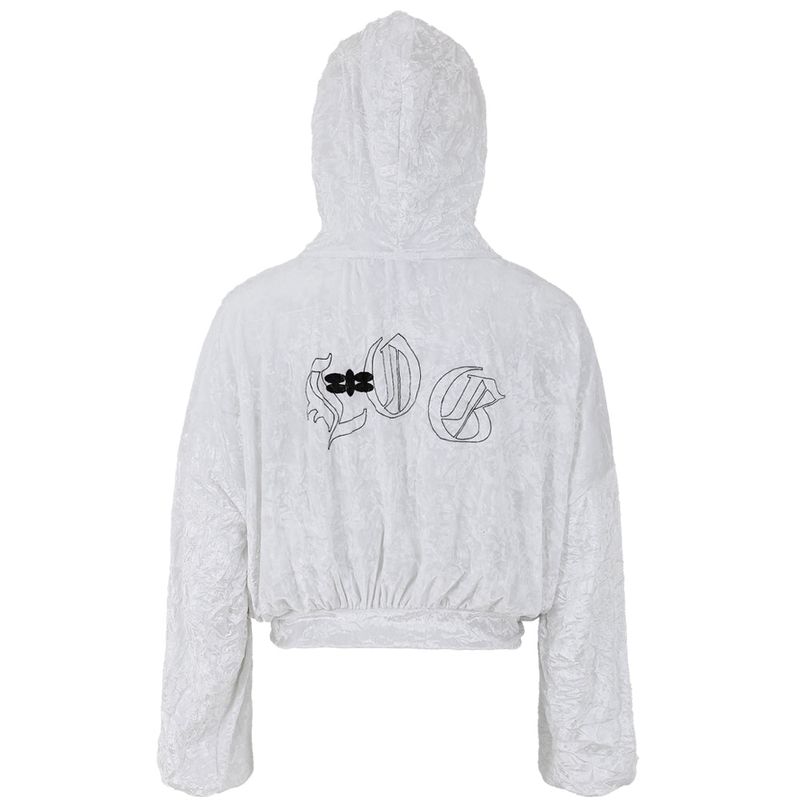 FLY HOOD JUMPER IN WHITE