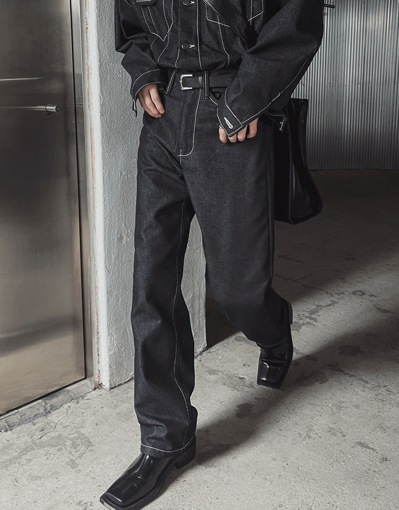 2PLAN（ツープラン）の「ノンフェードステッチデニムパンツ (2 color)（Pants）」