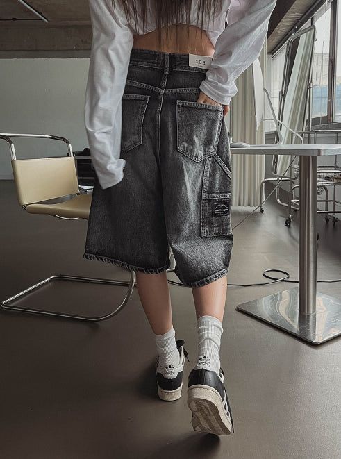 Tide Washing Carpenters Bermuda Pants