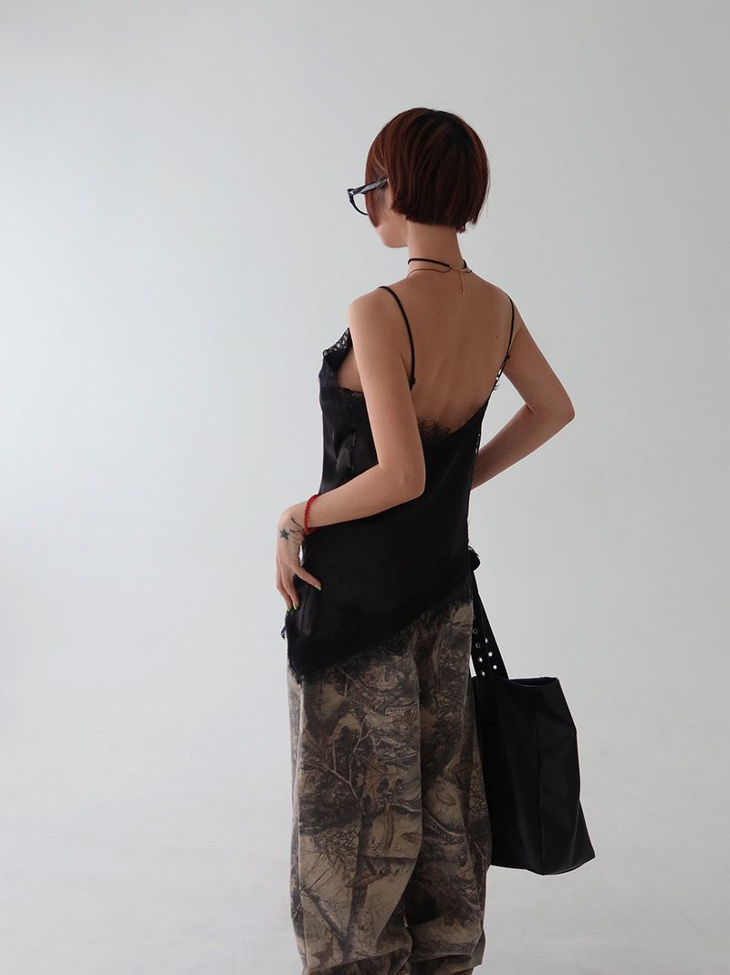 [UNISEX] Tree Camo Balloon Wide Pants