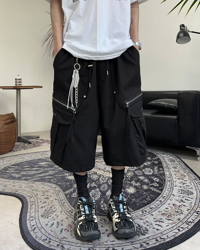 SATIIIZ（サティーズ）の「Lafes Zipper Cargo Bermuda Pants（Pants）」