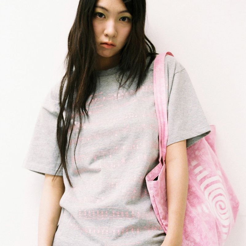 WEBHOUSE（ウェブハウス）の「Sheet Music Tee - Grey（Tops）」