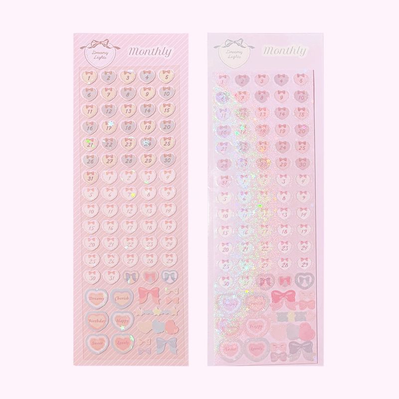 Dreamy-Lights（ドリーミーライツ）の「Monthly seal sticker (2 set)（Smartphone Accessories）」