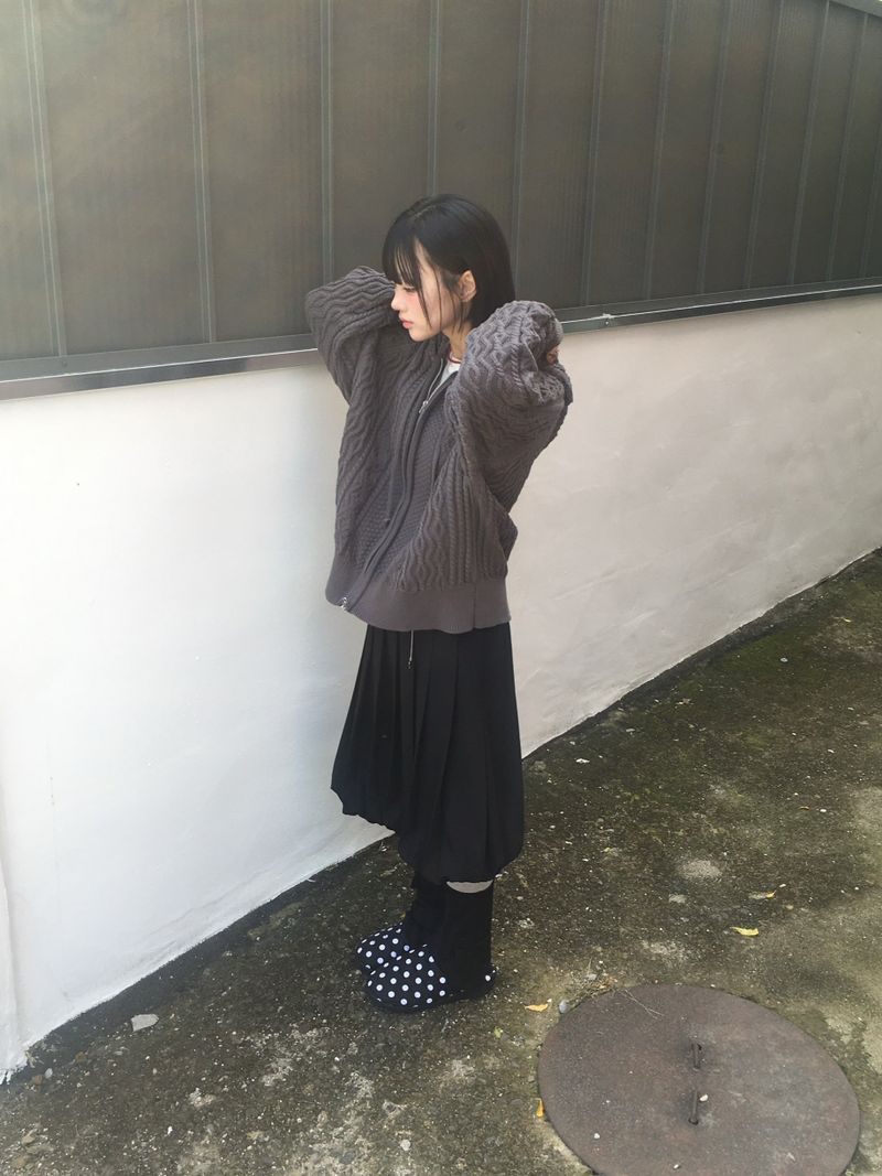 Two Way Cozy Textured Knit Hood