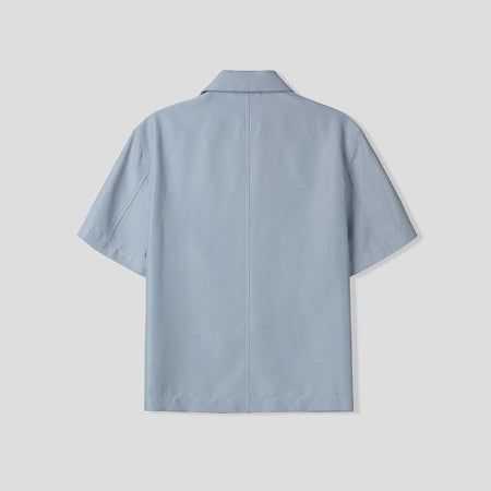 Morant Open Collar Short Sleeve Jacket