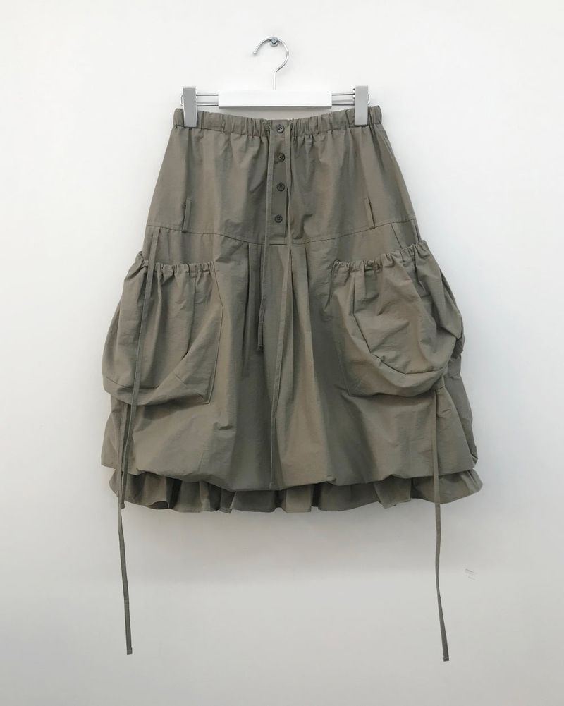 Serena Balloon Midi Skirt (3color)