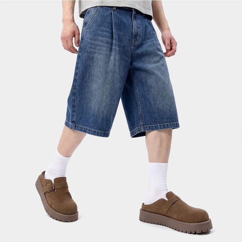 Buckle Round-Toe Clogs Camel