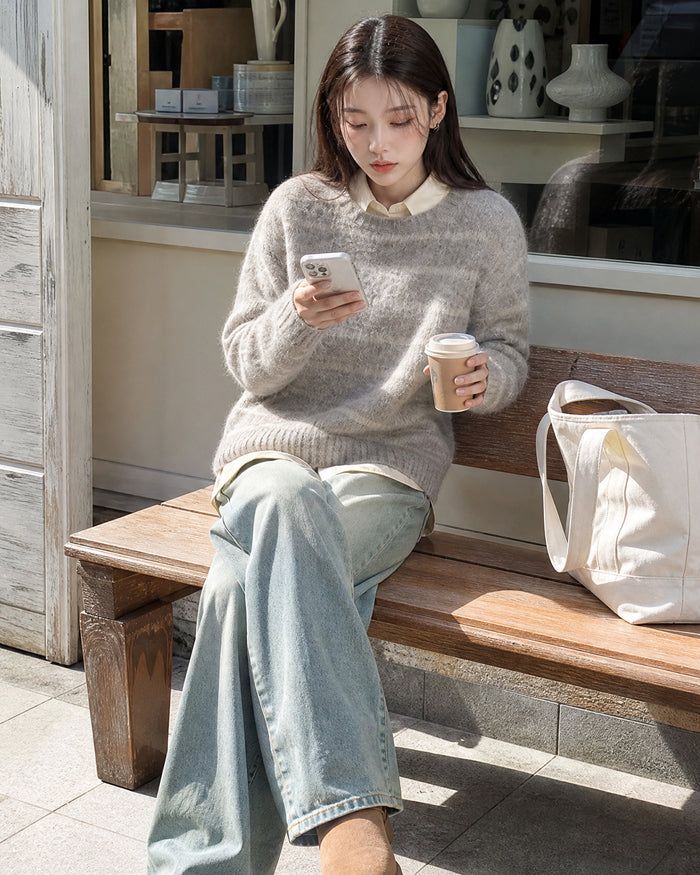 (UNISEX) Melony Brush Knit