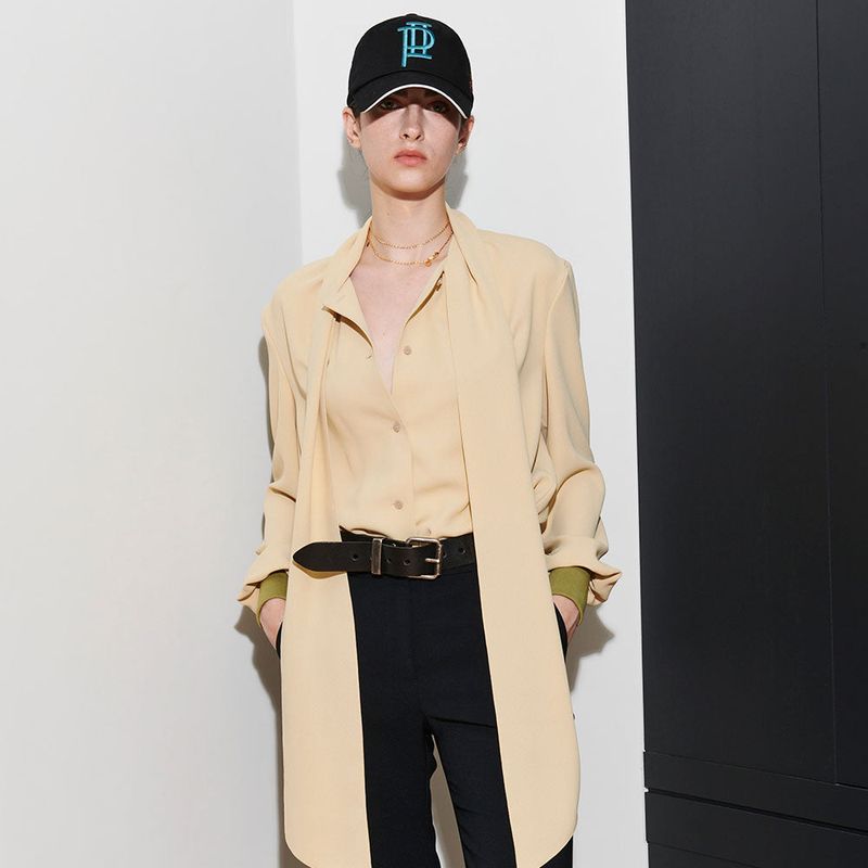 PUBLICKA X(パブリカエックス)の「 LUIS SCARF BLOUSE, BUTTER(Tops)」