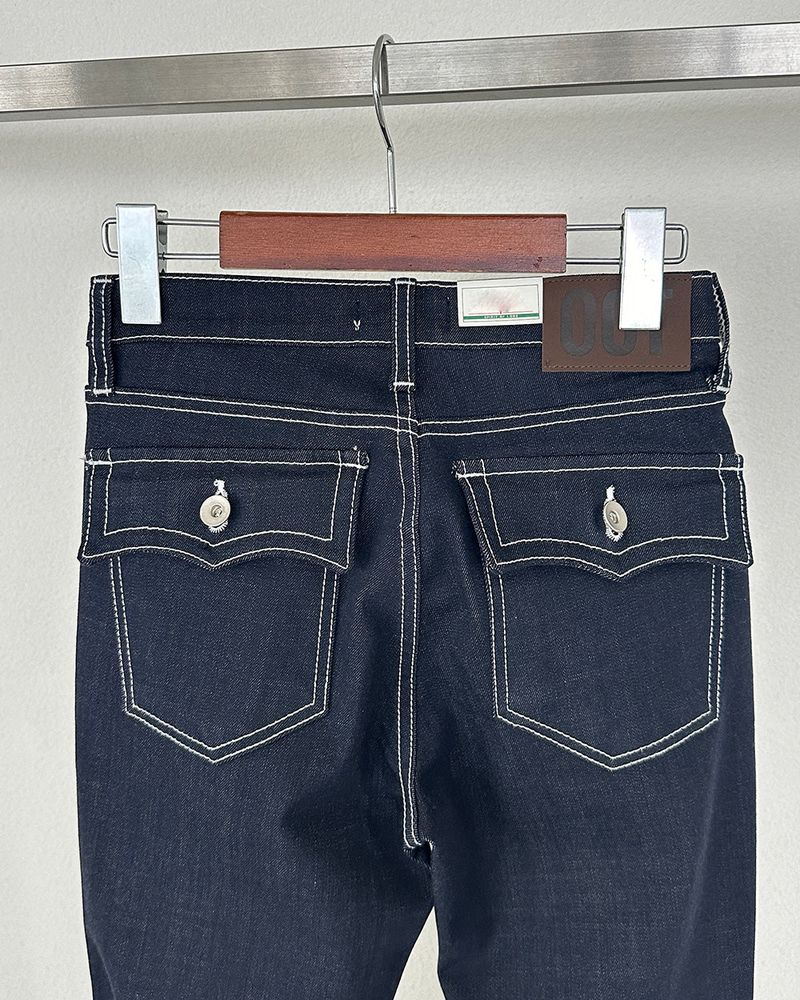Mark Stitch Raw Bag Bootcut Jeans