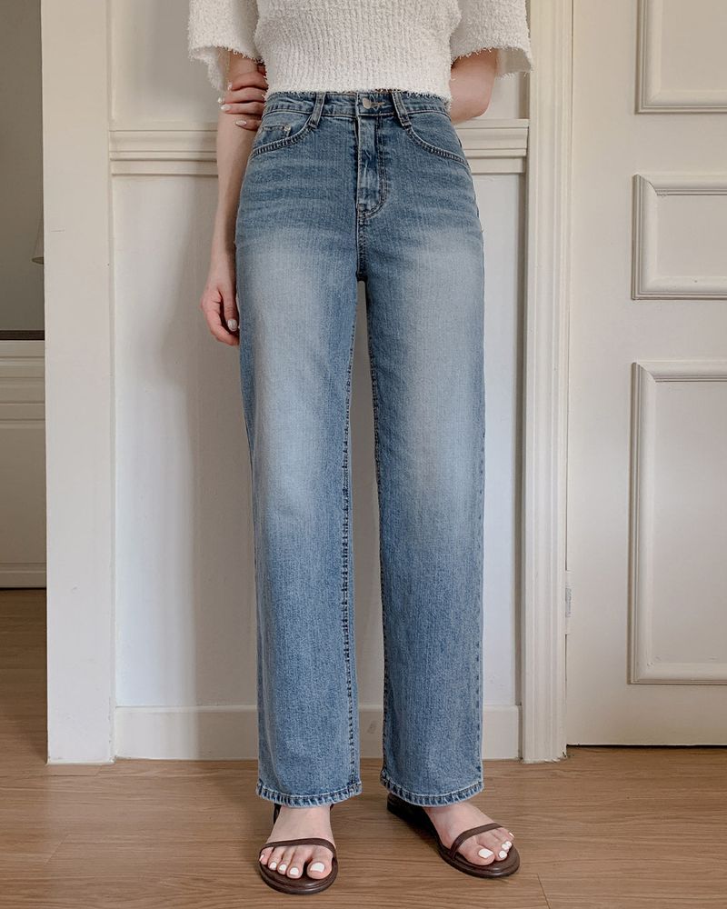 Rojae wide denim pants