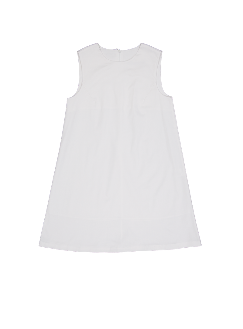 Pinny layered dress (white)